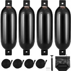 Bootsabdeckung VEVOR Fender-Set 4 Aufblasbare Fenders 21.59 x 66.04 cm