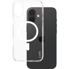 Apple iphone 16 plus i mobiltilbehør PanzerGlass CARE Case Flagship White MagSafe iPhone 16 Plus