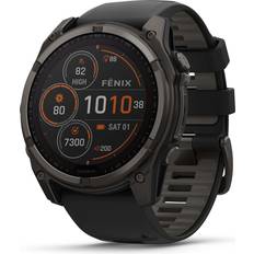 Garmin Smartwatches Garmin Fenix 8 51mm Solar Sapphire with Silicone Band