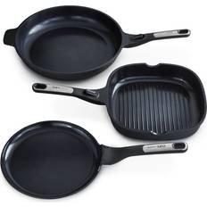 Cookware Sets Berghoff Phantom 3Pc Nonstick Ceramic - Black Cookware Set