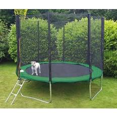 Tappeti elastici Viking Choice Trampoline green 244 cm with safety net up to 110 kg