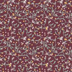 Hemtextil Balsløw Bomuldspoplin Stof 145 cm 019 - Vinrød Metervare