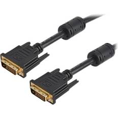 Dvi-Kabel 5m Dvi-d Svart