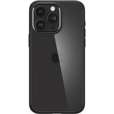 Spigen iPhone 15 Pro Crystal Hybrid Cover Matte Sort