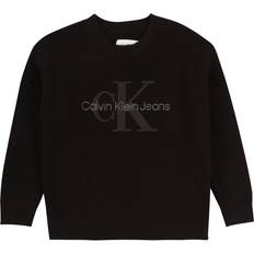 Noir Pulls en Tricot Calvin Klein Relaxed Logo Jumper