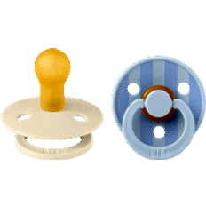 Pacifiers Bibs Round Colour Pacifier 2-Pack