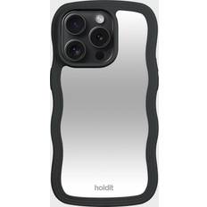 Holdit Apple iPhone 15 Pro Mobilskal Holdit Wavy Case Black/Mirror iPhone 15 Pro