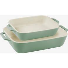 Plåtar Staub Ugnsformar Set i 2 Delar Grön Plåt