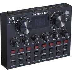 Sound Cards Tomtop Jms V8 Plus Live-Soundkarte mit Audiokabel