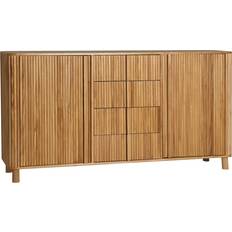 Transparent Sideboards Union Rustic Light Brown MDF Wood 150 x 38 x 80 cm Sideboard