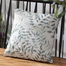 Evans Lichfield Vinea Floral Outdoor 50 cm x 50 cm Cushion Cover Green (50x50cm)