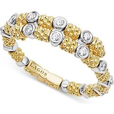 Oro Collares Pandora Organically Shaped Circles T-bar Necklace 14k gold plating Sz