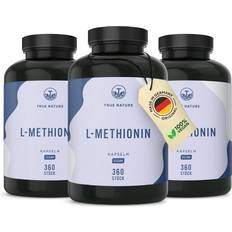 True Nature L-Methionin Kapseln 3 x 360 St