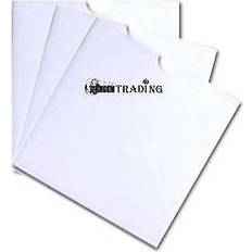 Optical Storage DragonTrading 100 x cd/dvd strong cardboard sleeves white case for 1 disc of cd/dvd