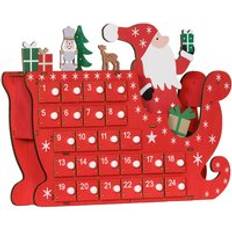 Advent Calendars Homcom Advent Calendar, Christmas Countdown Calendar with 24 Drawers