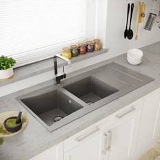 Kitchen Sinks Astini Xeron 2.0 Bowl Grey Kitchen Sink