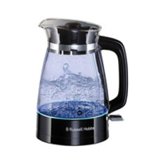 Russell Hobbs Blue Kettles Russell Hobbs Classic Cordless Electric Glass Jug Kettle 3000W 1.7L