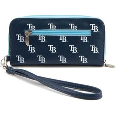 Wallets & Key Holders Eagles Wings Tampa Bay Rays Zip-Around Wristlet Wallet - Blue