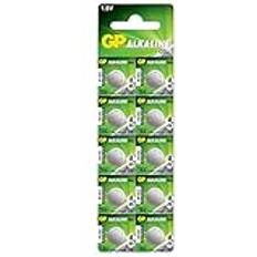 GP PBA186F004 L1142 Alkaline Button Cell Card 10