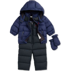 18-24M Snowsuits Children's Clothing Baby Boys Hooded Snowsuit Set - Newport Nav/Black