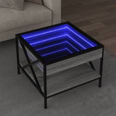 vidaXL with Infinity LED 50 x 50 x 38 cm Coffee Table