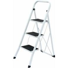 Oypla Foldable 3 Step Ladder Stepladder Non Slip Tread Safety Steel