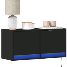 80.0 cm Vægskabe vidaXL Væghængt TV-Bord 80 x 31 x 35 cm Vægskab