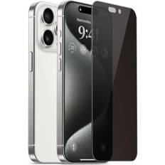 ExpressVaruhuset iPhone 15 Privacy Karkaistu lasi 0,26mm 2,5D 9H Transparent