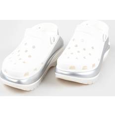 Gris - Mujer Zuecos Crocs Carina Court Sneakers - White Gold