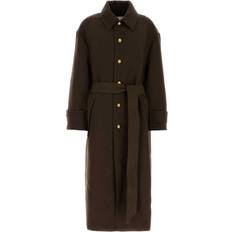 Women - Wool Loafers Ganni Paulina Loafer Midi Dress - Khaki