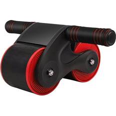 Red Ab Trainers Fresh Fab Finds Automatic Rebound Abdominal Wheel Anti-Slip AB Roller Wheel With Kneel Pad Phone Holder Home Gym Abdominal Exerciser For Men Women