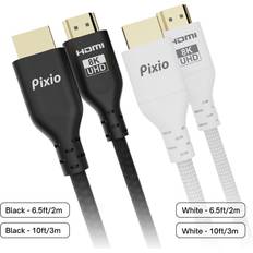 PIXIO 8K HDMI 2.1 Braided Cable 2 m