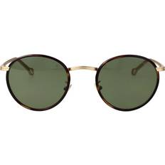 Giorgio Armani Solglasögon Giorgio Armani Sköldpaddemönstradeshell Solglasögon Män - Guld