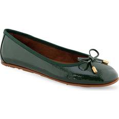 Black - Men Ballerinas Aerosoles Belgravia Bow Pointed Toe Slingback Pump - Black