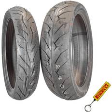 Pirelli Motorcycle Tires Pirelli Diablo Rosso II Motorcycle Tire 110/70-17 Keychain