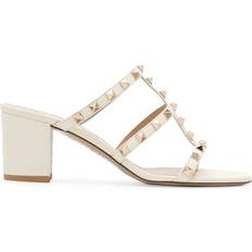 Donna - Oro Ciabatte Valentino Garavani Slides Sandaler - Svart/White