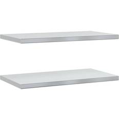 vidaXL a Muro 2 pz 75 x 40 x 3 cm Mensole da Parete