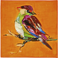 WERNS Painting Birdy Orange Väggdekor 30x30cm