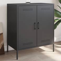 Acero Aparadores vidaXL Black 68 x 39 x 79 cm Steel Sideboard