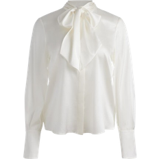 Alice + Olivia Lloyd Silk Stretch Blouse