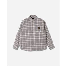 L - Uomo Bluse Stan Ray Flannel Shirt - Grey Plaid