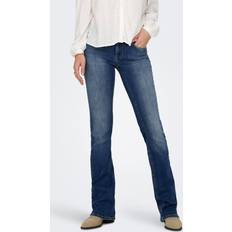 Femme - Rose Jeans Only Blush Low Waist Flared Fit Jeans - Blue Wash