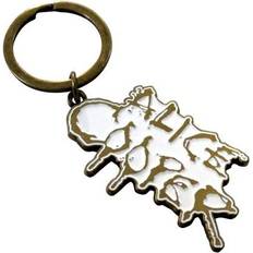 Dripping Logo Keyring - Gold
