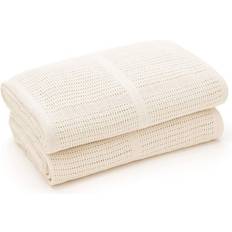 Organic Baby Blankets Bloomsbury Cellular Blankets Baby Soft 100% Organic Cotton Baby Blanket Pack of 2 Baby Essentials For Newborn Ideal for Cot Bed, Travel, Car Seat, Pram