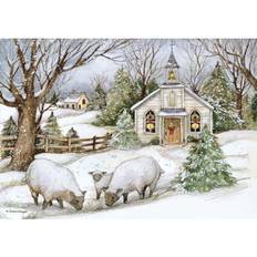 Lang Grazing Morning Petite Christmas Cards by Susan Winget