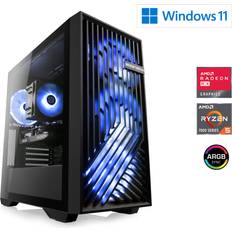 Ordinateurs de Bureau Gaming PC AMD Ryzen 5 7500F 16 GB 500 GB SSD