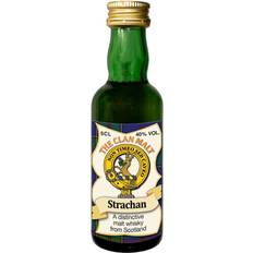 Beer & Spirits I Luv LTD Strachan Clan Crest Miniature Whisky Collectable 5cl Bottle, Made in Scotland