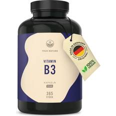 Vitamine & Nahrungsergänzung True Nature Vitamin B3 Kapseln 365 St