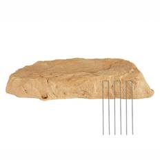 Sunnydaze Decor Flat Artificial Landscape Rock Cover with Stakes