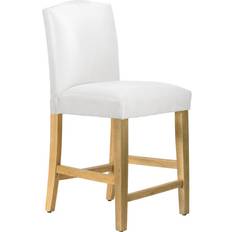 FSC (The Forest Stewardship Council) Bar Stools Birch Lane April White/Natural Bar Stool 46"